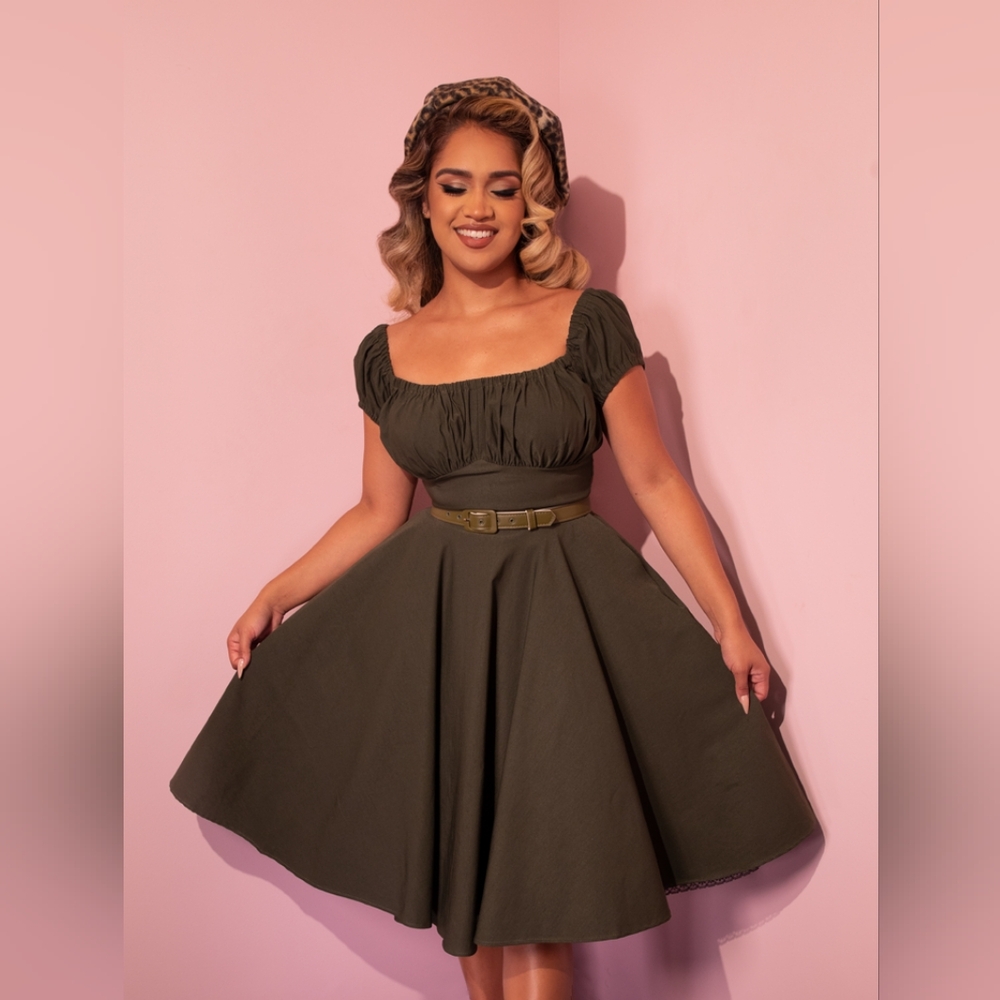 Vixen Peasant Swing Dress